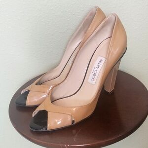 Jimmy Choo Patent Leather Retro Pumps Size 8 US / 39 Euro